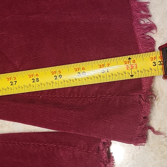 RARE! Free People 16.5" EXTREME FLARE! NWOT! Y2K Corduroy Low Rise Flared Jeans! - Picture 15 of 16